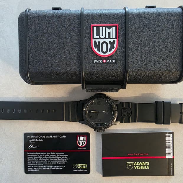 루미녹스 (LUMINOX) 블랙아웃 XS.0321.BO  (풀박스+보증서