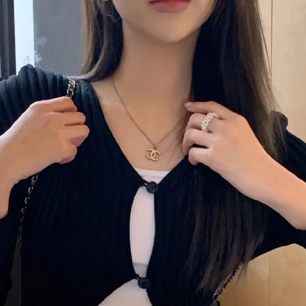 샤넬 빈티지 업사이클링 목걸이