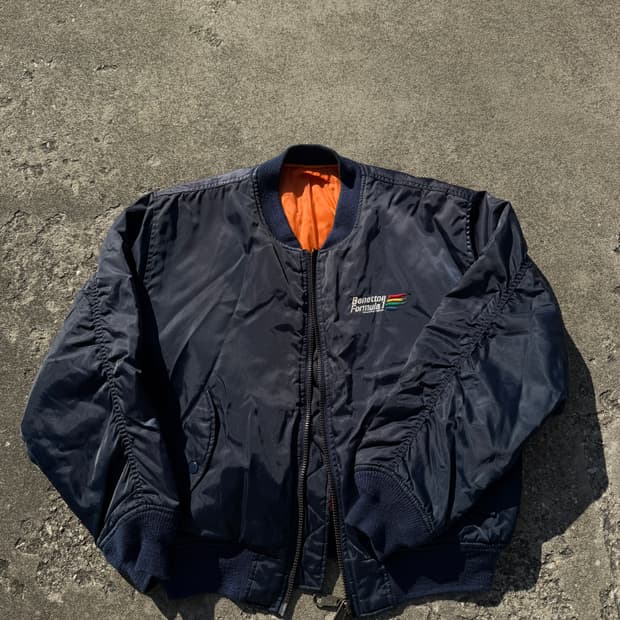 1990s Benetton Formula Racing 리버시블 자켓 46