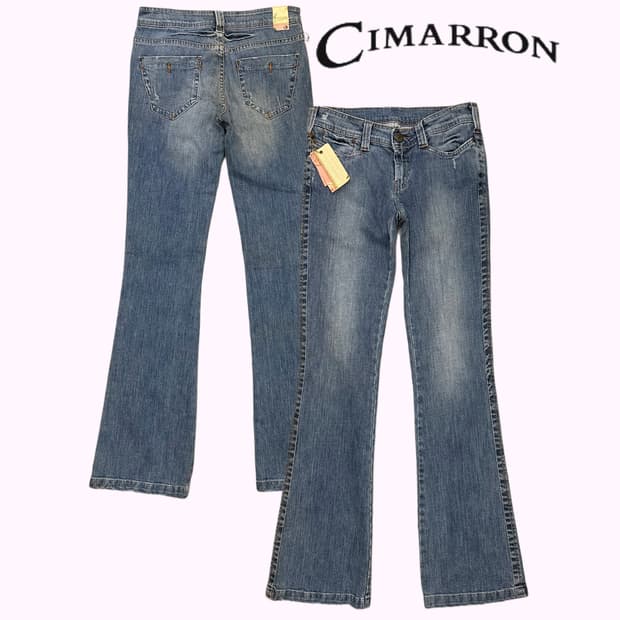 CIMARRON PAIRS low-rise boots-cut jean
