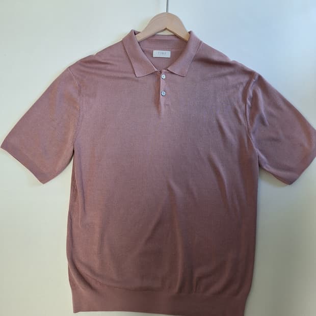 타임 옴므 실크 니트 셔츠110