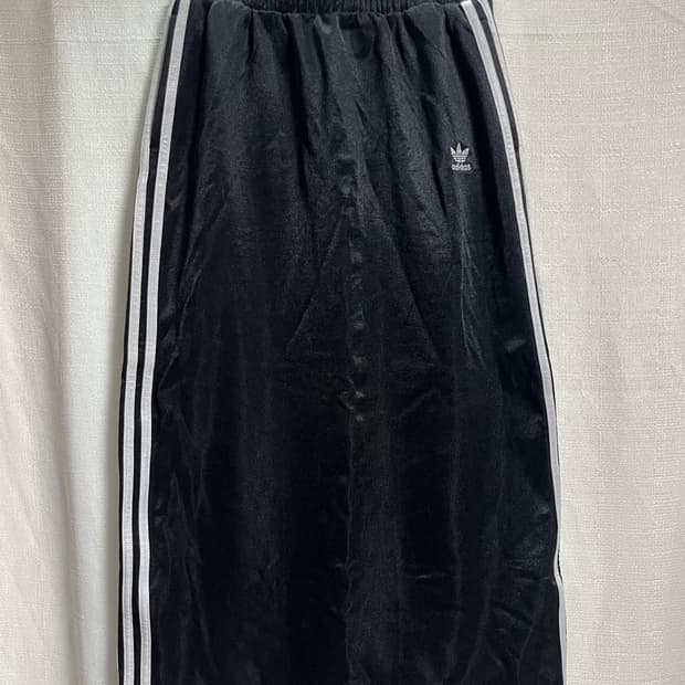 아디다스 트랙팬츠 롱치마 롱스커트 XS