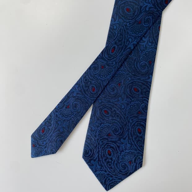 샤르베(Charvet) 명품 정품 페이즐리 넥타이