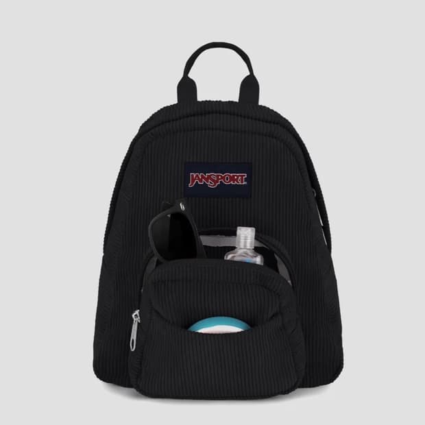 잔스포츠 하프파인트 코듀로이 미니백팩 BLACK