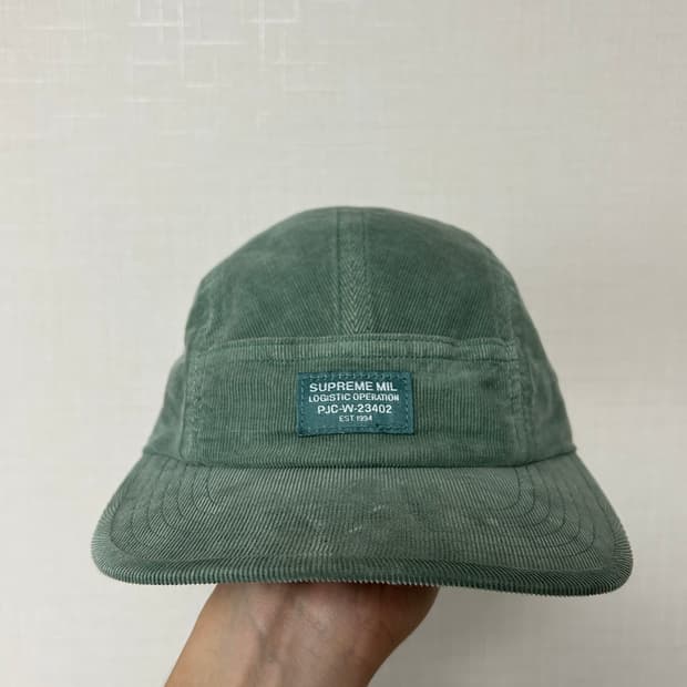 슈프림 코듀로이 캠프캡