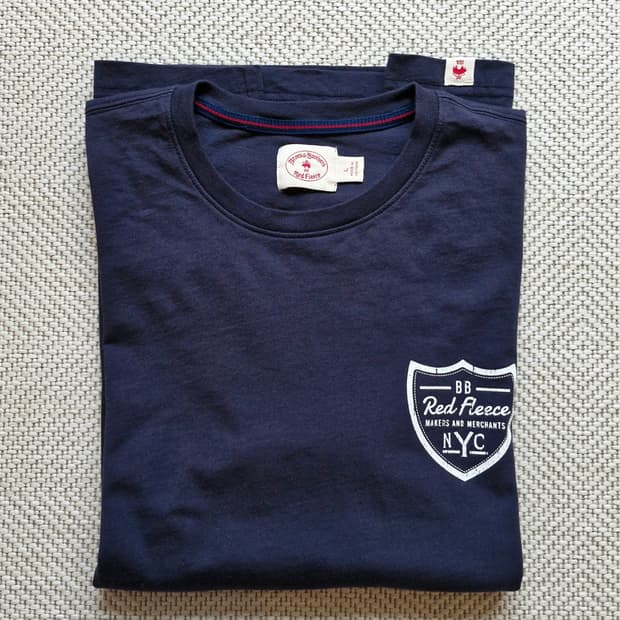 브룩스브라더스 레드플리스 크루넥 반팔티 L 