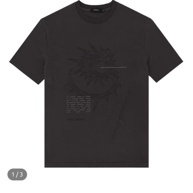 머신 신테시스 콜렉티브 Shard T-shirts 차콜