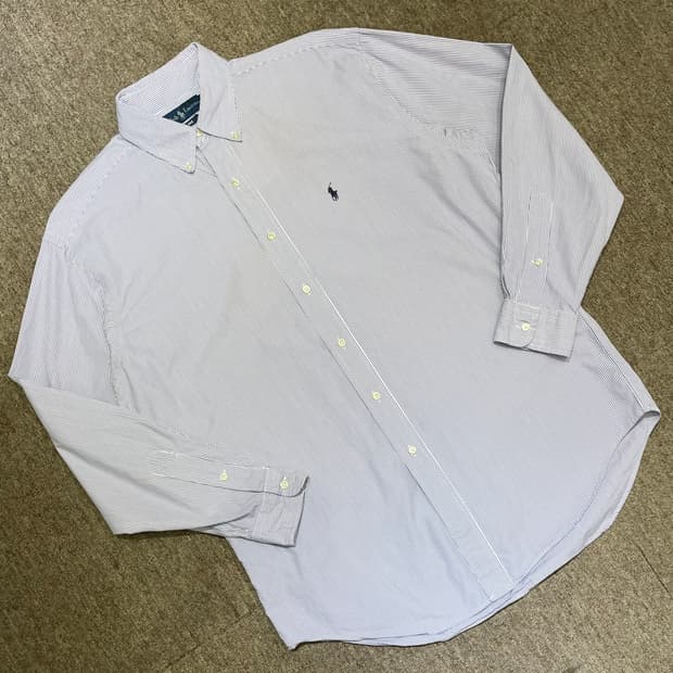 (M) POLO 폴로 랄프로렌 스트라이프 셔츠 블레이크