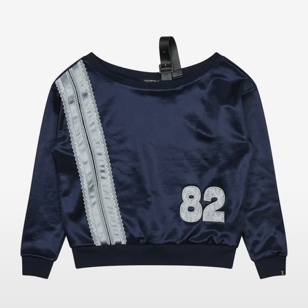 러브이즈트루 원숄더 맨투맨