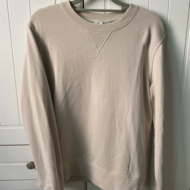 아르켓 베이지 맨투맨 XS