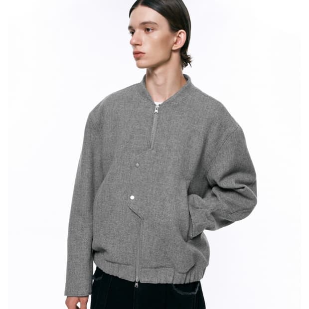 인사일런스 언커버 버진울 블루종 MELANGE GREY