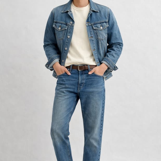 리바이스 510 스키니 생지 워싱 데님