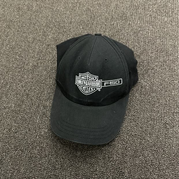 할리데이비슨 빈티지 클래식 블랙 볼캡