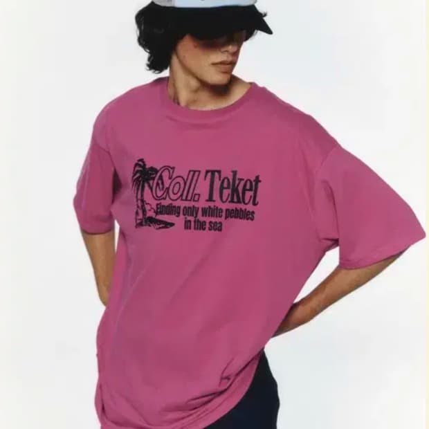 테켓 teket 하프티 반팔티 새상품