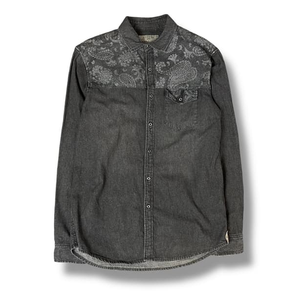 ZIOZIA 웨스턴 흑청 디스트릭트 헤리티지 데님셔츠 105