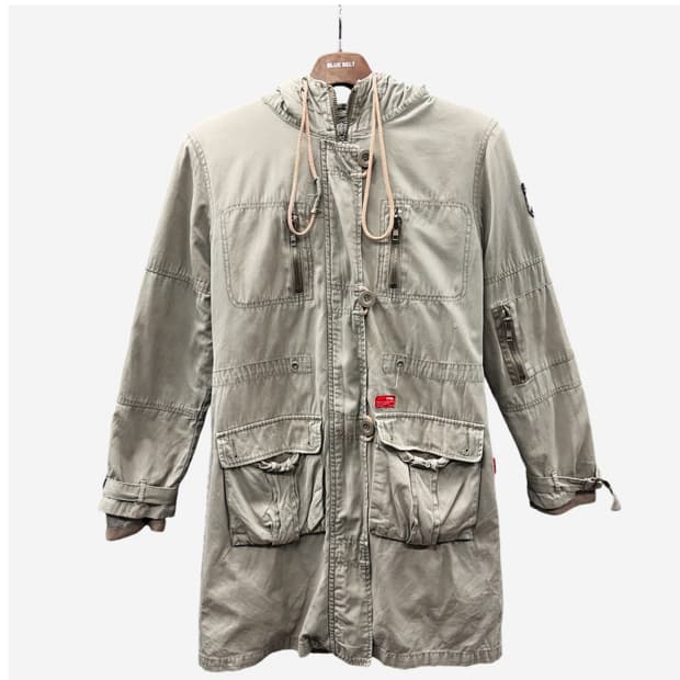 Khujo 쿠호 마운틴디비전 필드 파카 멀티포켓 스트링 내피탈부착 디테일