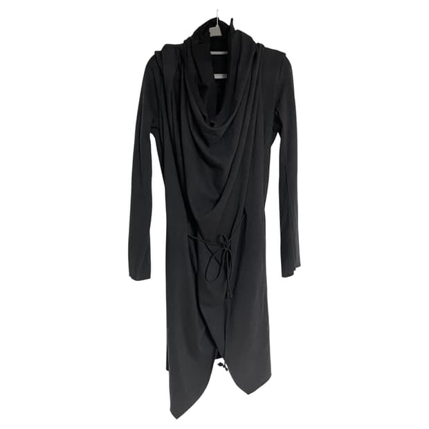 카즈유키 쿠마가이 드레이프 후드 자켓