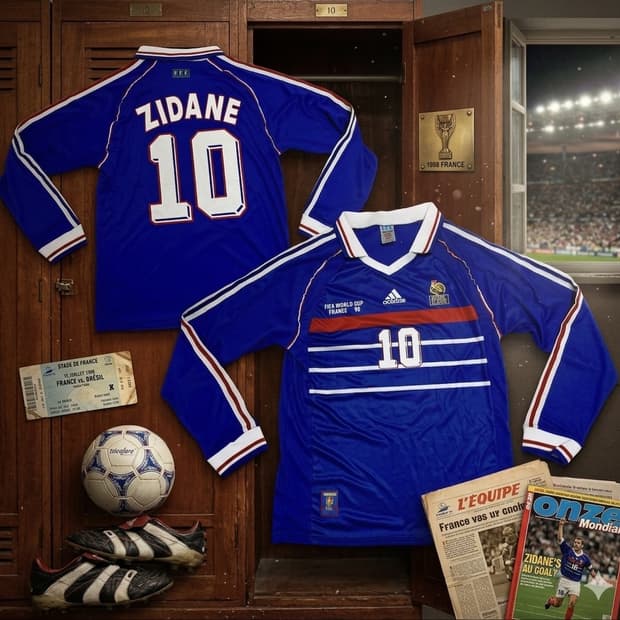 98년 프랑스월드컵 지단 긴팔 유니폼 판매합니다