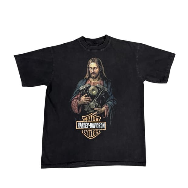 Harley Davidson Jesus 할리데이비슨 지저스 부틀렉 티셔츠