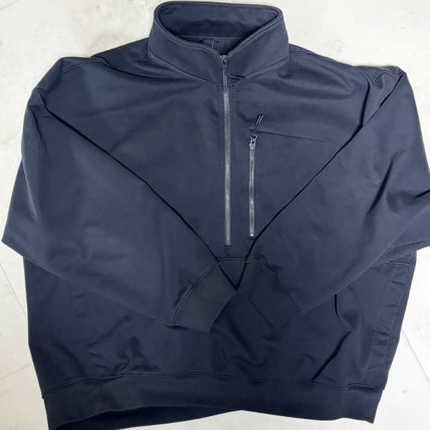 모이프  [AW25] BAGGY HALF-ZIP SWEAT / HEATH