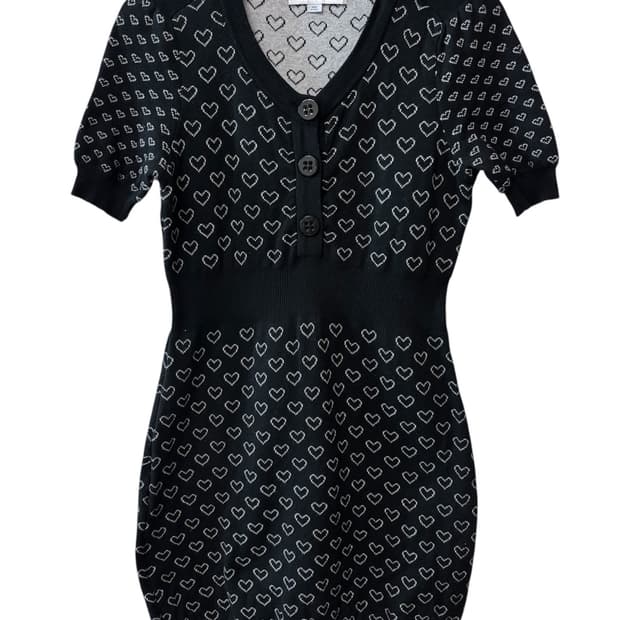 See by Chloe 코튼 반소매 니트 원피스 55