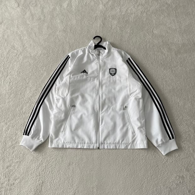 XL 아디다스 퓨어 화이트 트랙탑 흰검 자켓 105 져지