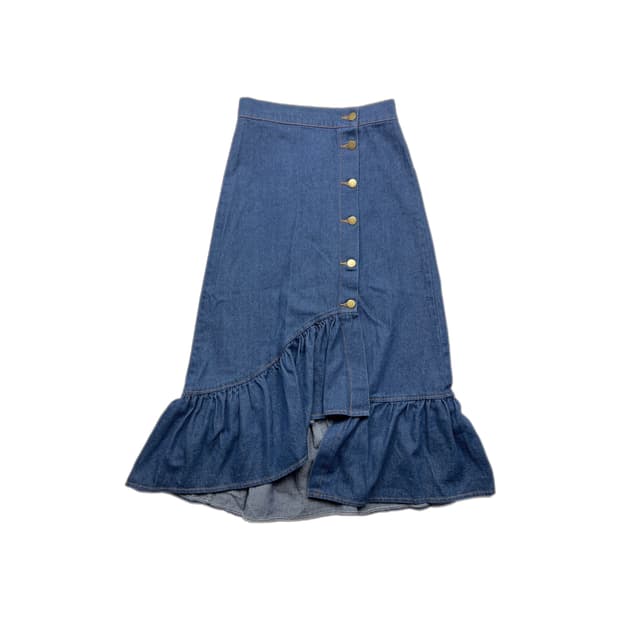 데님 머메이드 스커트