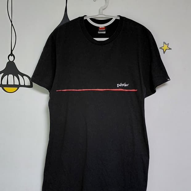 [90~95] QUIKSILVER 서프 그래픽 반팔 티셔츠