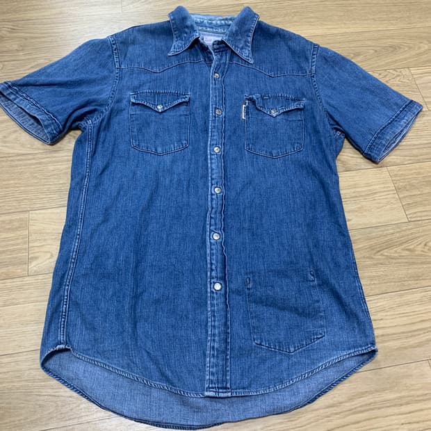 M)Blue Blue japan 블루블루재팬 데님반팔셔츠