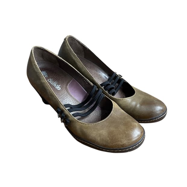 버팔로 웨스턴 레더 스트랩 힐 240