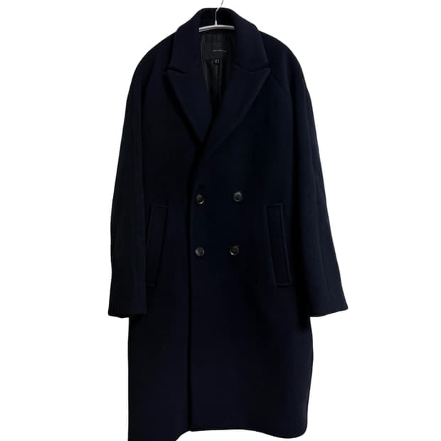 카이아크만 더블 브레스티드 울 코트