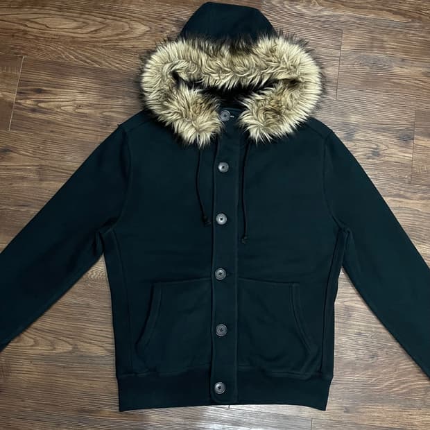 폴로 랄프로렌 N2B 울프죠 후드퍼 자켓 블랙