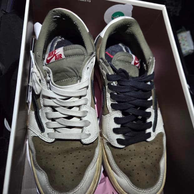 나이키 조던 1 트래비스 스캇 올리브