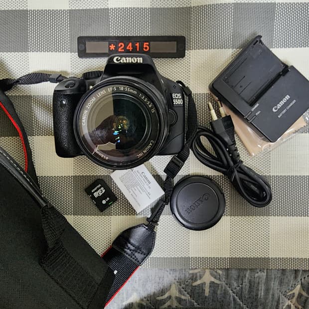 캐논 EOS 550D 디지털카메라 가방 세트
