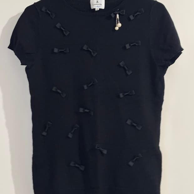 랑방 앙 블루 (Lanvin en Bleu) 리본 니트