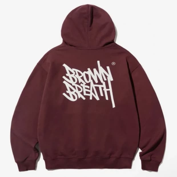 (급처)브라운브레스 후드티