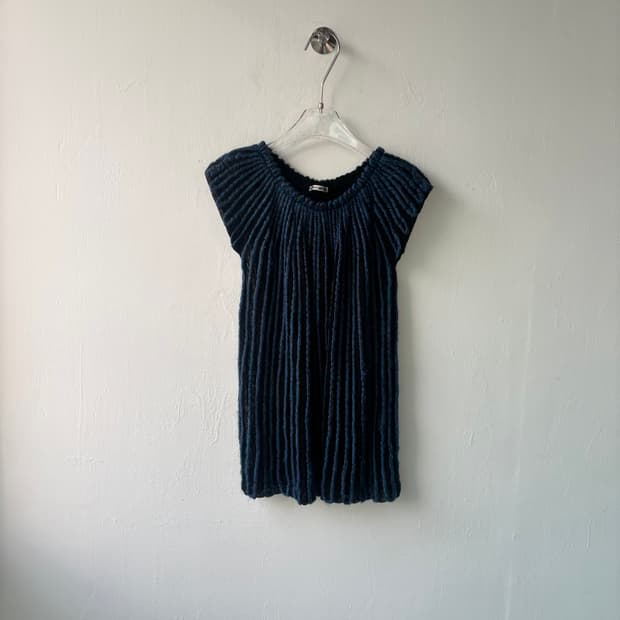 이세이미야케 믹스 패브릭 티셔츠