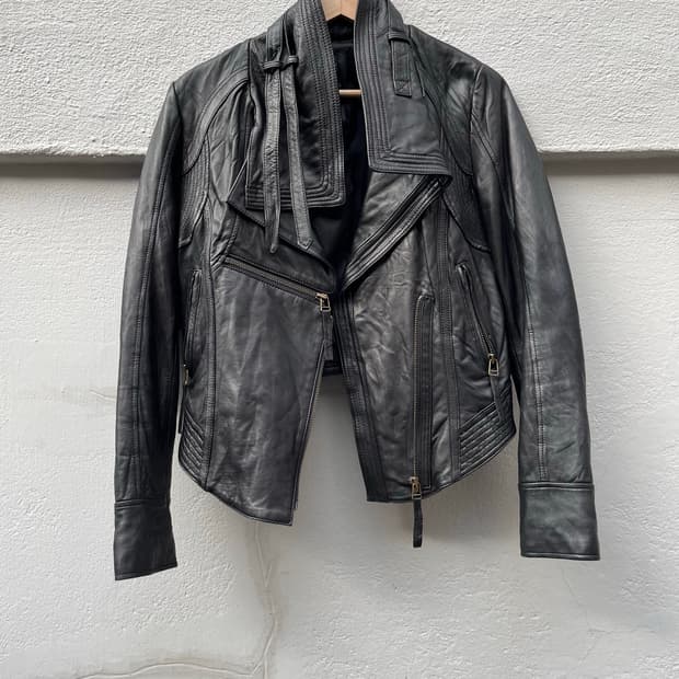 양가죽 레더 자켓