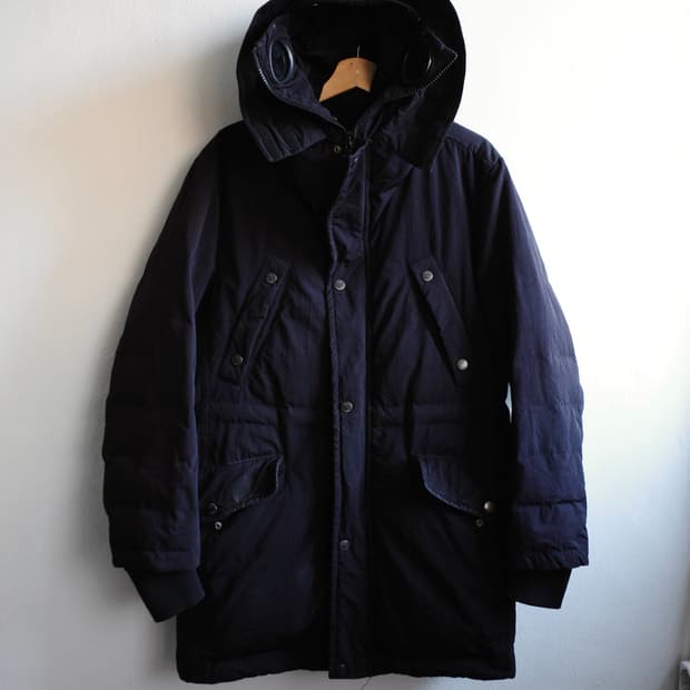 씨피컴퍼니 고글 다운 파카 