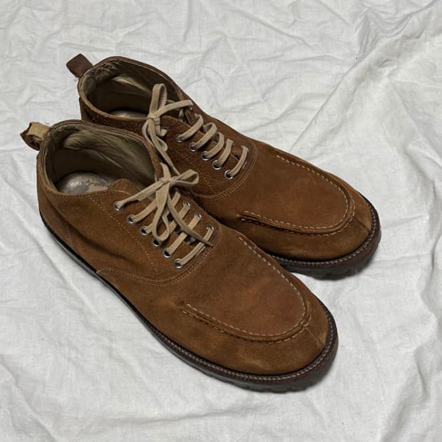 꼼데가르송 옴므 빈티지 스웨이드 워크 부츠