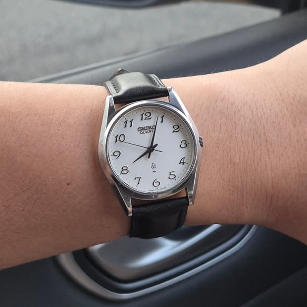 seiko quartz 아라빅인덱스 빈티지시계