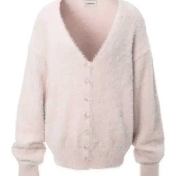 쓰리타임즈 메리가디건 핑크