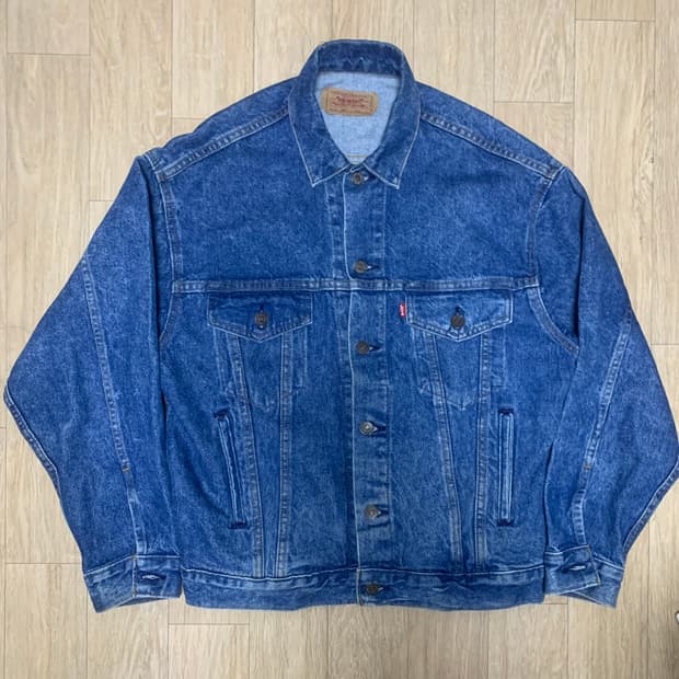 80s USA 빈티지 리바이스 70507 3세대 데님 트러커 자켓
