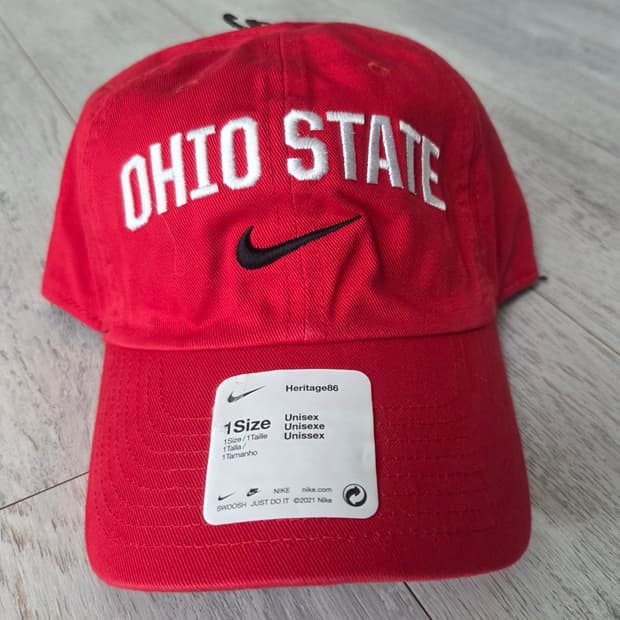 나이키 헤리티지 86 Ohio State 대학 빈티지 모자