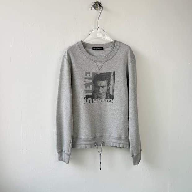 돌체앤가바나 스티브 맥퀸 프린팅 스웻셔츠 