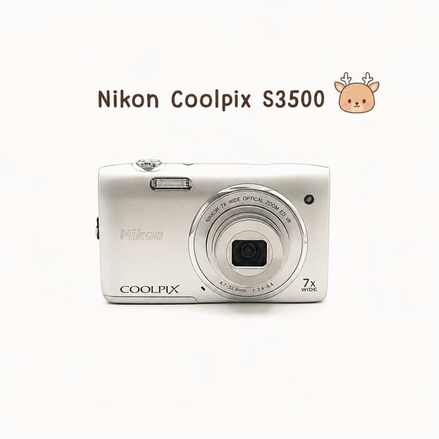 미품급✨️라이즈 은석🫧 니콘 쿨픽스 S3500 ✨ 부드러운 감성샷