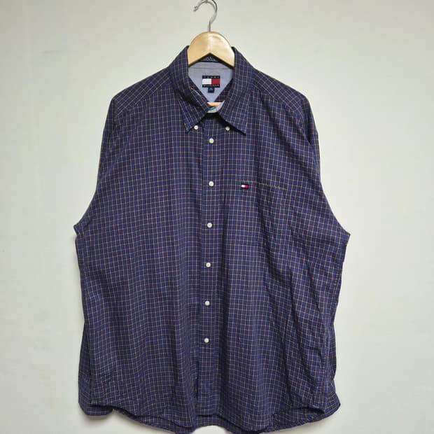 타미힐피거Tommy 체크 셔츠 XL사이즈 - S299