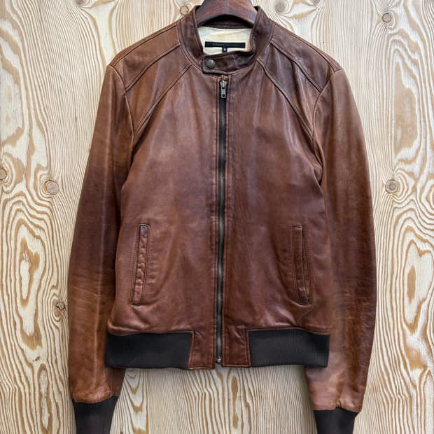 Armadio del luca 쉽 레더 자켓 