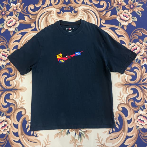 (L)나이키 Nike 빅로고 반팔 티셔츠(블랙)