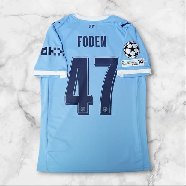 [해외 S~3XL] 25/26 맨시티 포든 챔스 홈 유니폼
